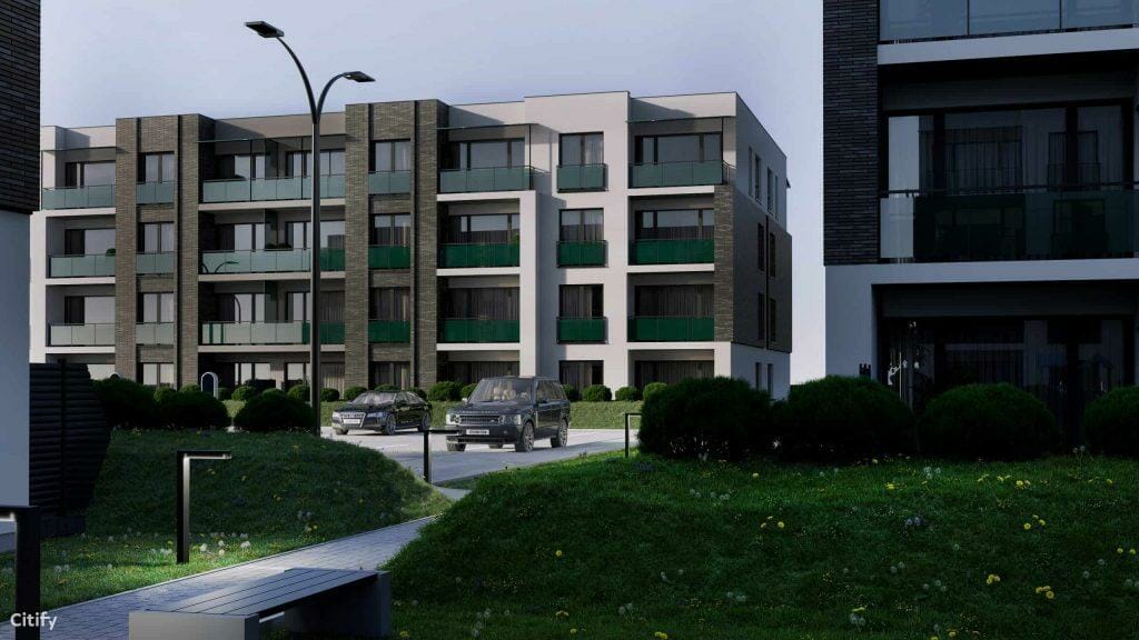 Namučiai 2 etapas (C namas) (Versmės g. 24) - Multi apartment - visualization