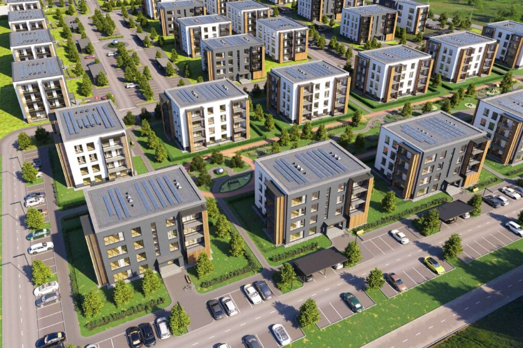 Naujosios Santariškės 5 etapas (Santariškių g. 84) - Multi apartment - visualization