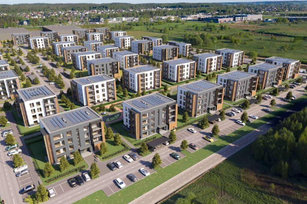 Naujosios Santariškės 5 etapas (Santariškių g. 84) - Multi apartment - visualization