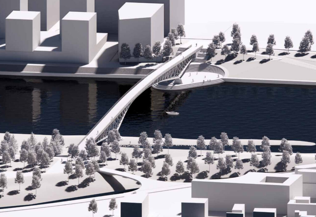 Nemuno salos tiltas (2) (Nemuno salos parkas) - Bridge - visualization