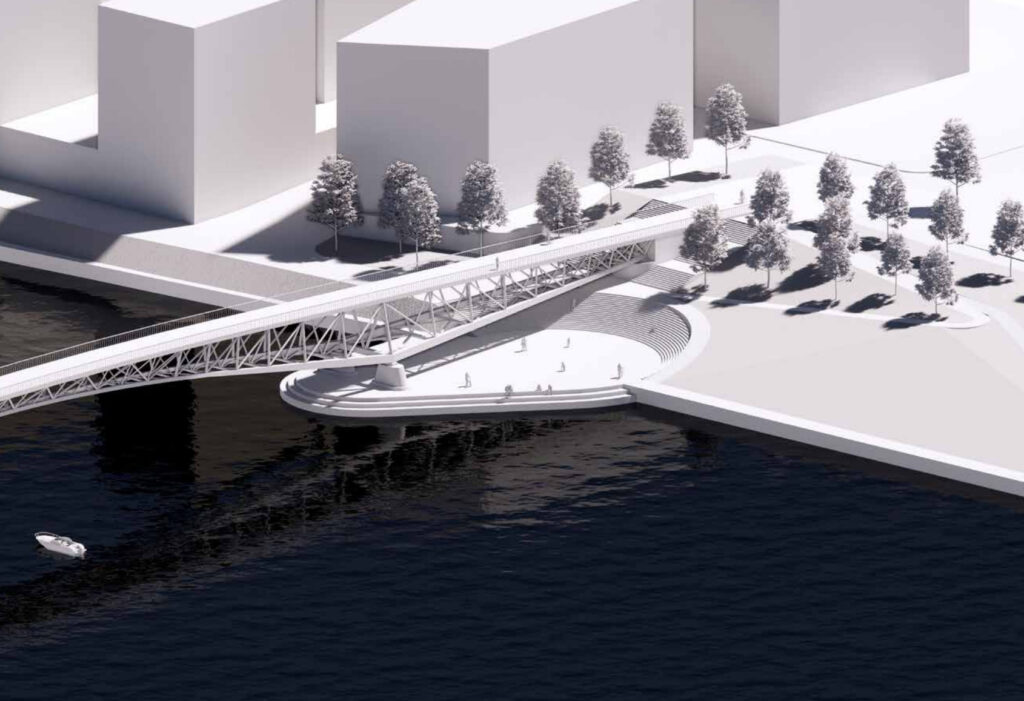 Nemuno salos tiltas (2) (Nemuno salos parkas) - Bridge - visualization