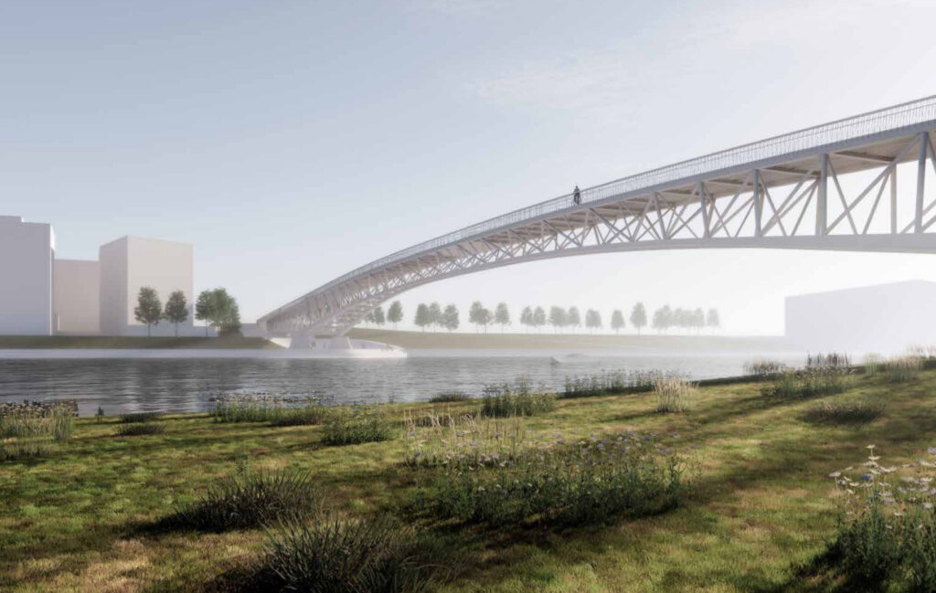 Nemuno salos tiltas (2) (Nemuno salos parkas) - Bridge - visualization