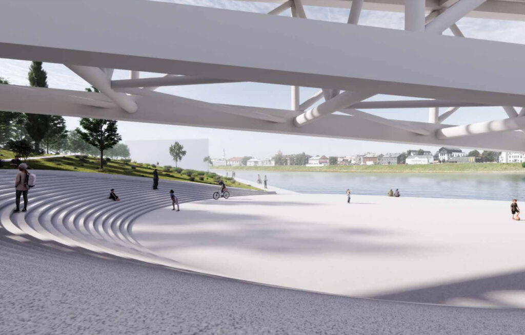 Nemuno salos tiltas (2) (Nemuno salos parkas) - Bridge - visualization