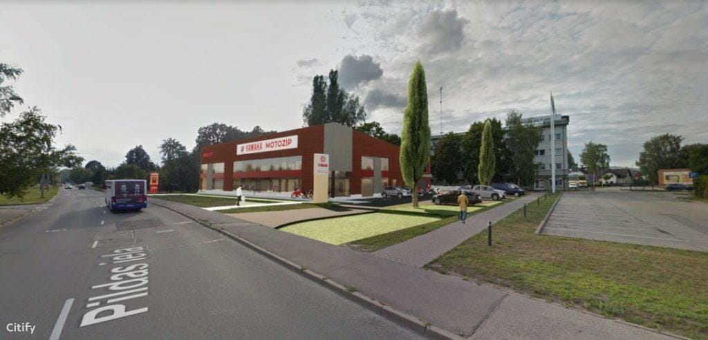 Pildas iela 41 (Pildas iela 41) - Automobilių centras - vizualizacija