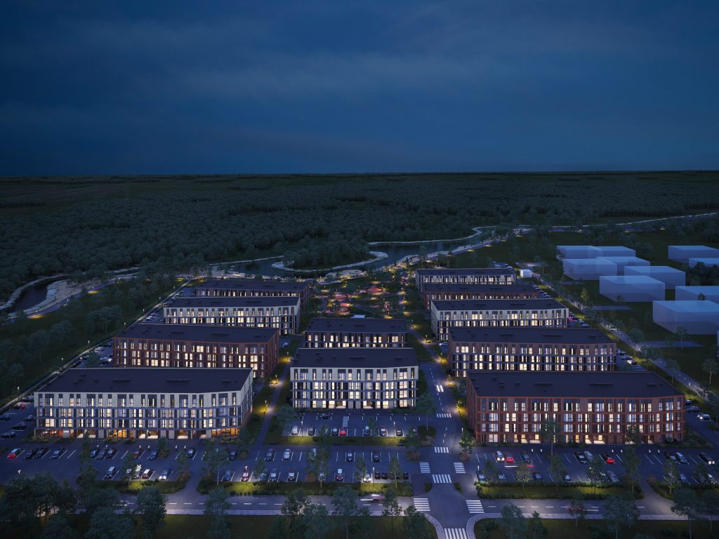 Danės Krantas 1 etapas (A, B) (Senvagės g. 3) - Multi apartment - visualization