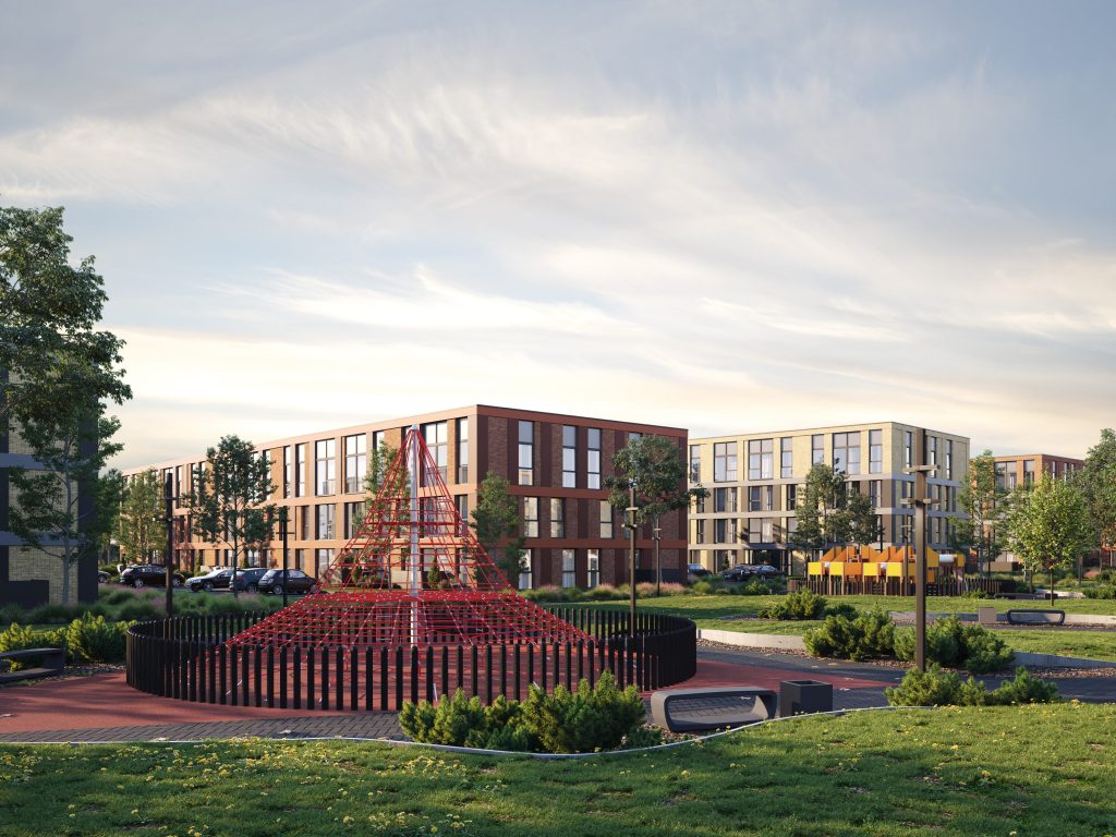 Danės Krantas 1 etapas (A, B) (Senvagės g. 3) - Multi apartment - visualization