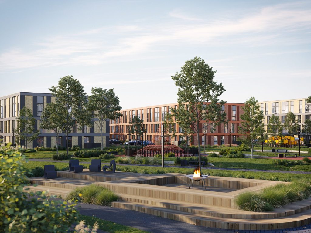 Danės Krantas 1 etapas (A, B) (Senvagės g. 3) - Multi apartment - visualization