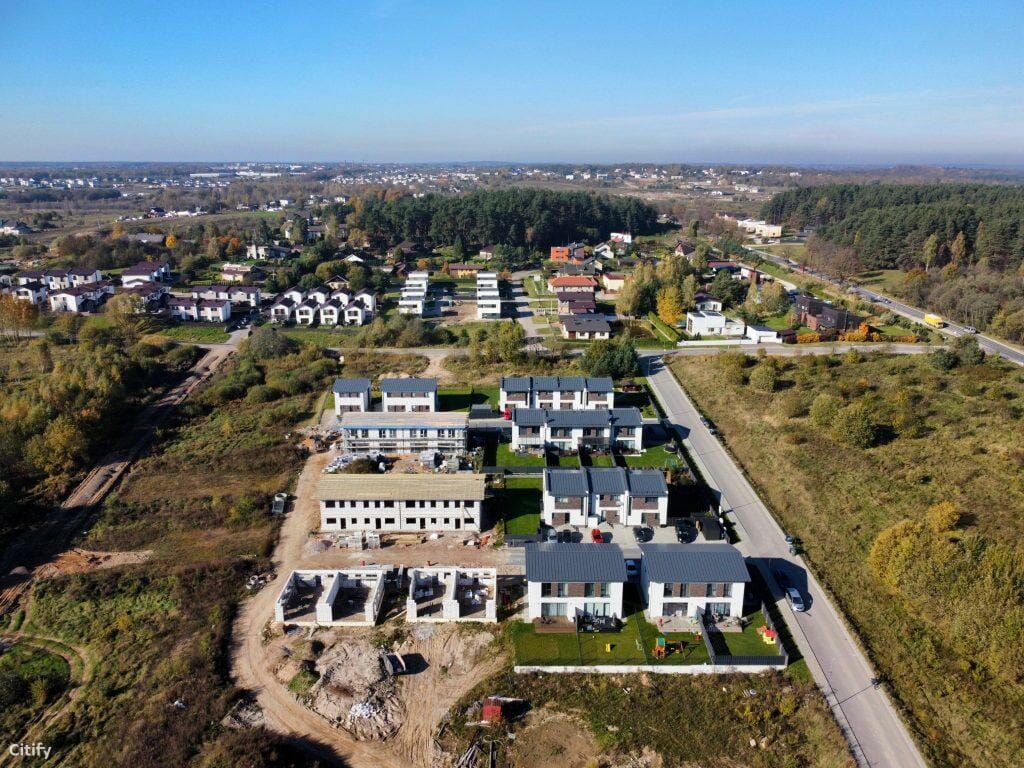 Gurelių slėnis 2 etapas (Kanuto Rusecko g. 11, 13, 41, 43) - Row housing - construction photos