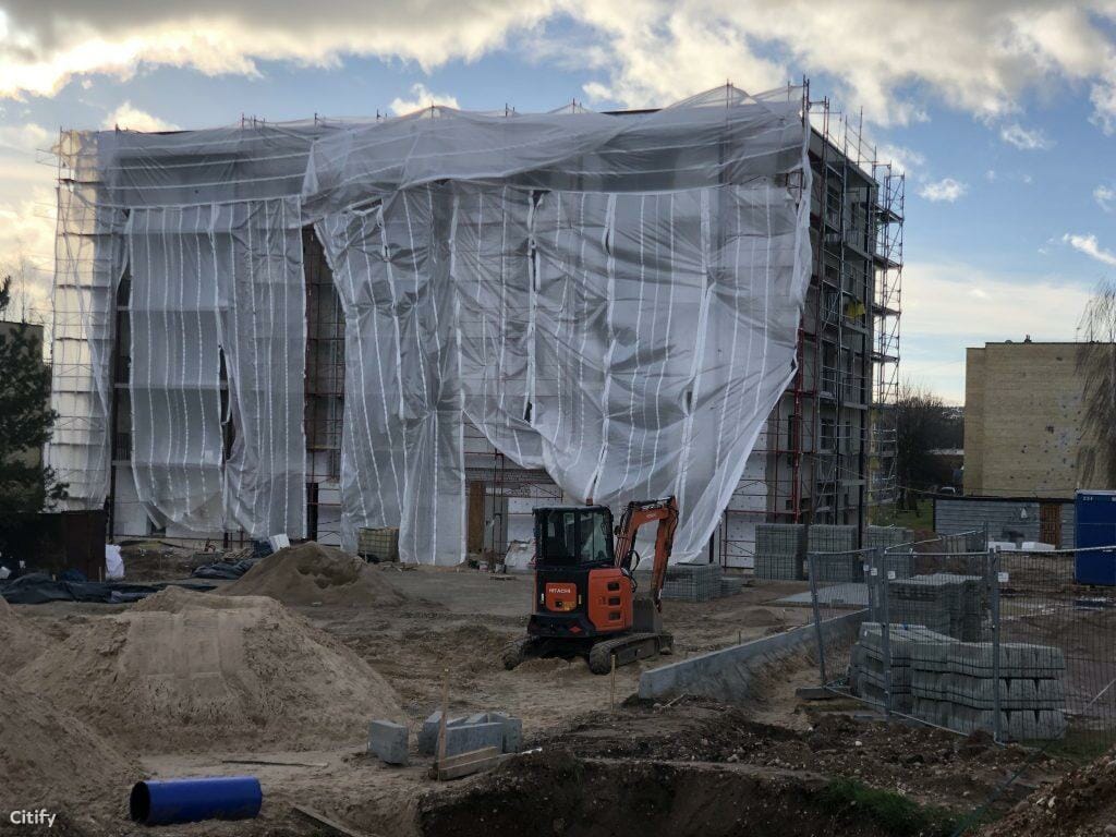 Statybininkų g. 12A (Statybininkų g. 12A) - Multi apartment - construction photos