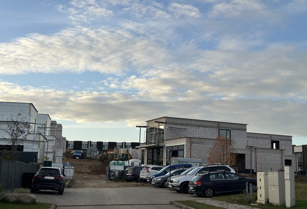 HALSO (Lukšinės g. 26, 28, 32, 34, Ašmenėlės g. 44) - Private house community - construction photos