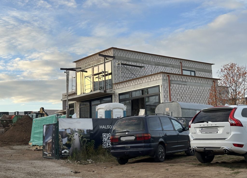 HALSO (Lukšinės g. 26, 28, 32, 34, Ašmenėlės g. 44) - Private house community - construction photos