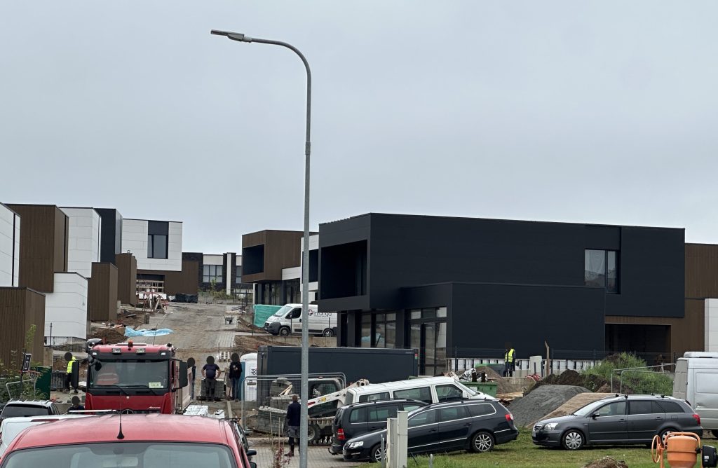 HALSO (Lukšinės g. 26, 28, 32, 34, Ašmenėlės g. 44) - Private house community - construction photos