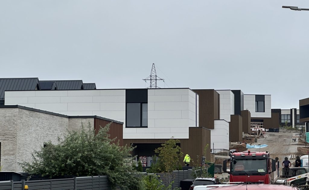 HALSO (Lukšinės g. 26, 28, 32, 34, Ašmenėlės g. 44) - Private house community - construction photos