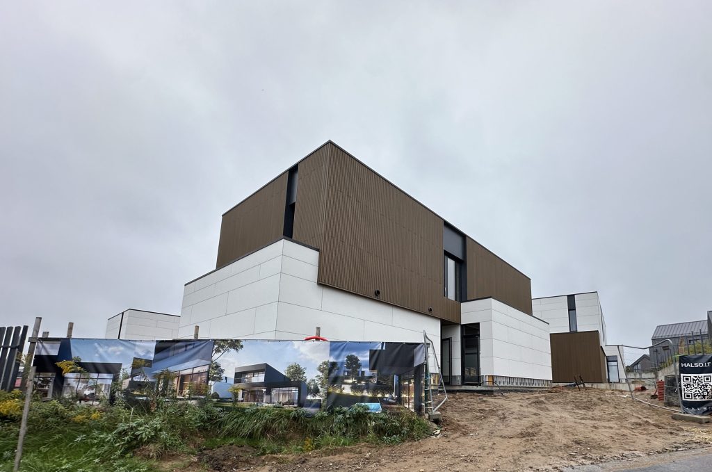 HALSO (Lukšinės g. 26, 28, 32, 34, Ašmenėlės g. 44) - Private house community - construction photos