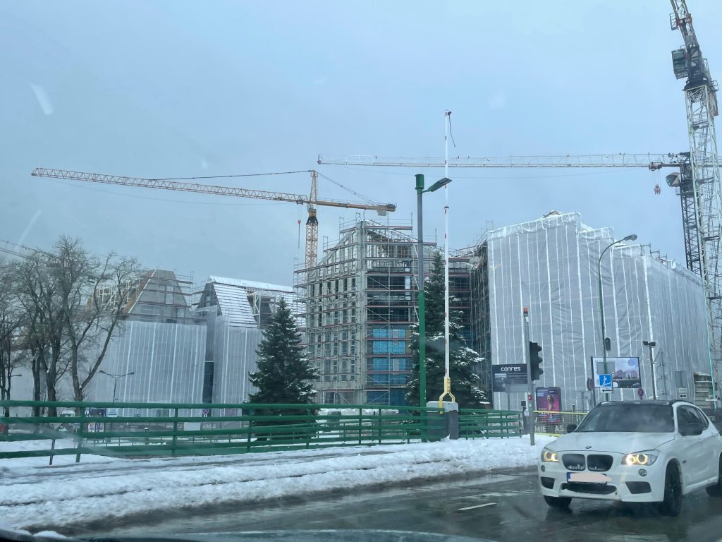 Memelio miestas | gyvenamasis 1 etapas (Naujoji Uosto g. 3) - Multi apartment - construction photos