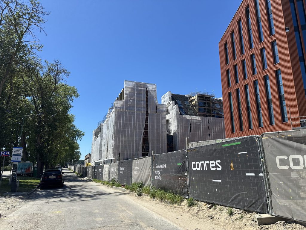 Memelio miestas | gyvenamasis 1 etapas (Naujoji Uosto g. 3) - Multi apartment - construction photos