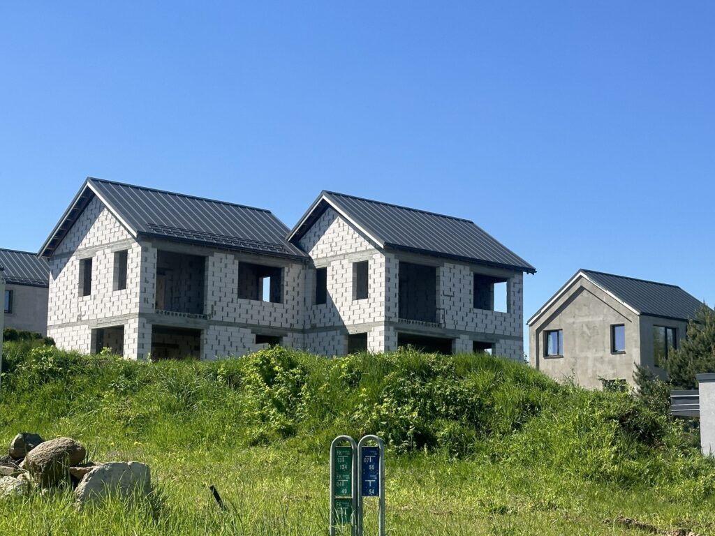 Nakvišų g. 25, 27, 29 (Nakvišų g. 25, 27, 29) - Row housing - construction photos