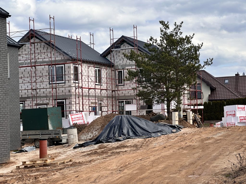 Nakvišų g. 25, 27, 29 (Nakvišų g. 25, 27, 29) - Row housing - construction photos