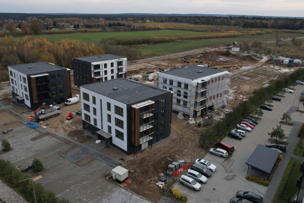 Naujosios Santariškės 5 etapas (Santariškių g. 84) - Multi apartment - construction photos