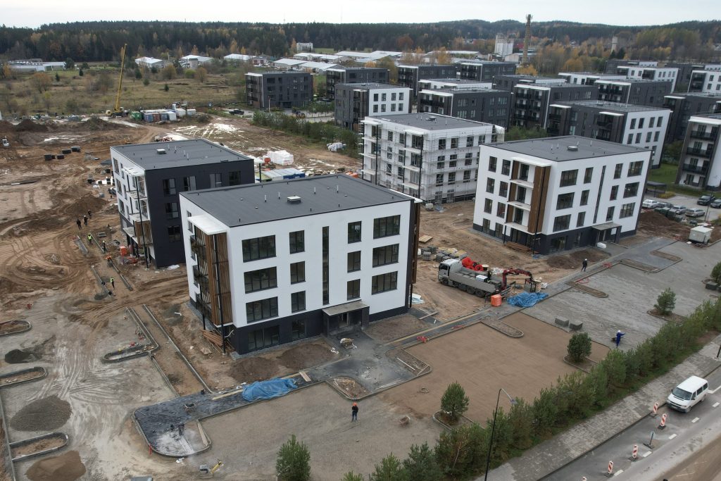 Naujosios Santariškės 5 etapas (Santariškių g. 84) - Multi apartment - construction photos