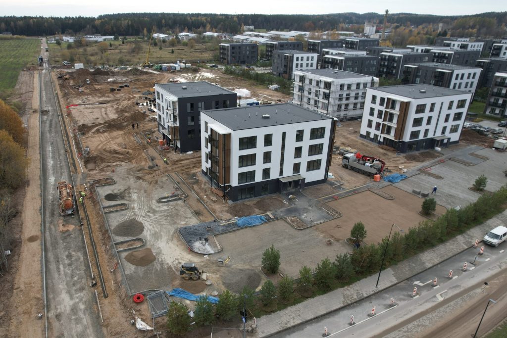 Naujosios Santariškės 5 etapas (Santariškių g. 84) - Multi apartment - construction photos