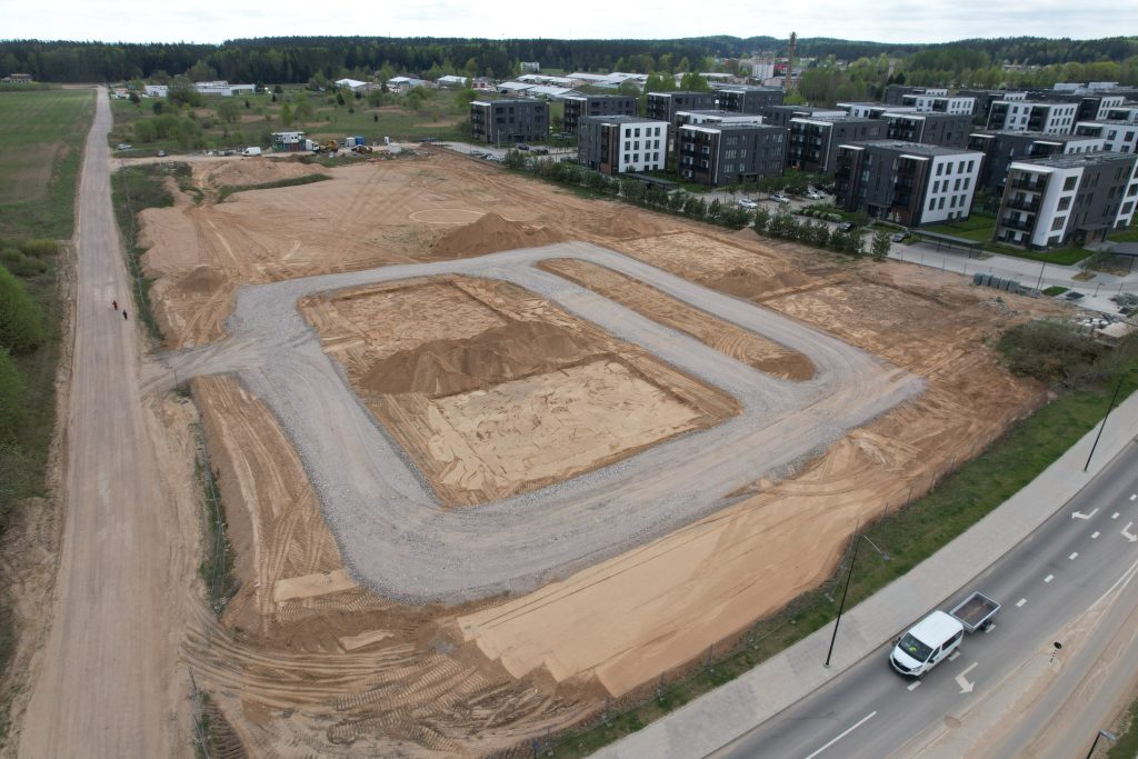 Naujosios Santariškės 5 etapas (Santariškių g. 84) - Multi apartment - construction photos