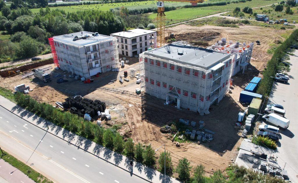 Naujosios Santariškės 5 etapas (Santariškių g. 84) - Multi apartment - construction photos
