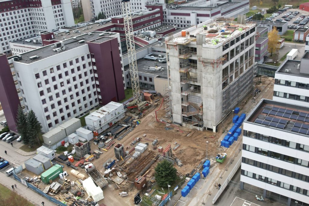 Santaros klinikų biobanko, ląstelių terapijos ir gamybos centras (Santariškių g. 2) - Health center, Other healthcare - construction photos