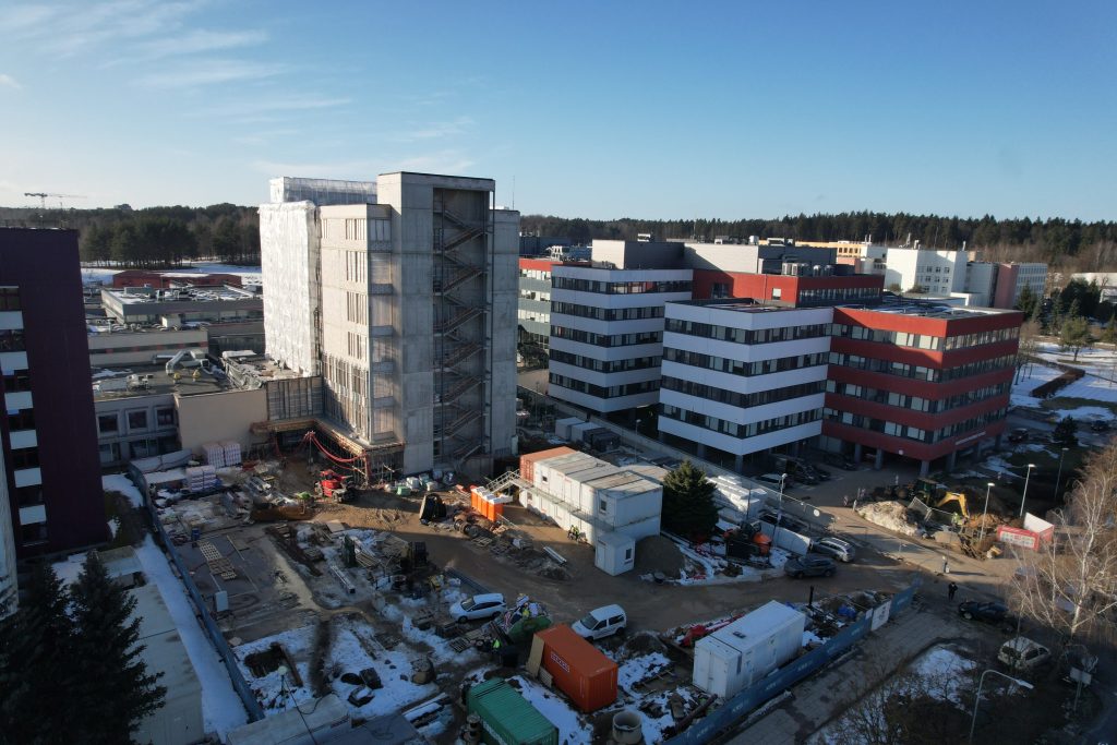 Santaros klinikų biobanko, ląstelių terapijos ir gamybos centras (Santariškių g. 2) - Veselības vai rehabilitācijas centrs, Cita veselības aprūpe - būvdarbu attēli
