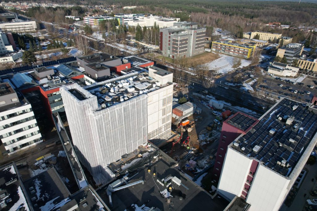 Santaros klinikų biobanko, ląstelių terapijos ir gamybos centras (Santariškių g. 2) - Veselības vai rehabilitācijas centrs, Cita veselības aprūpe - būvdarbu attēli
