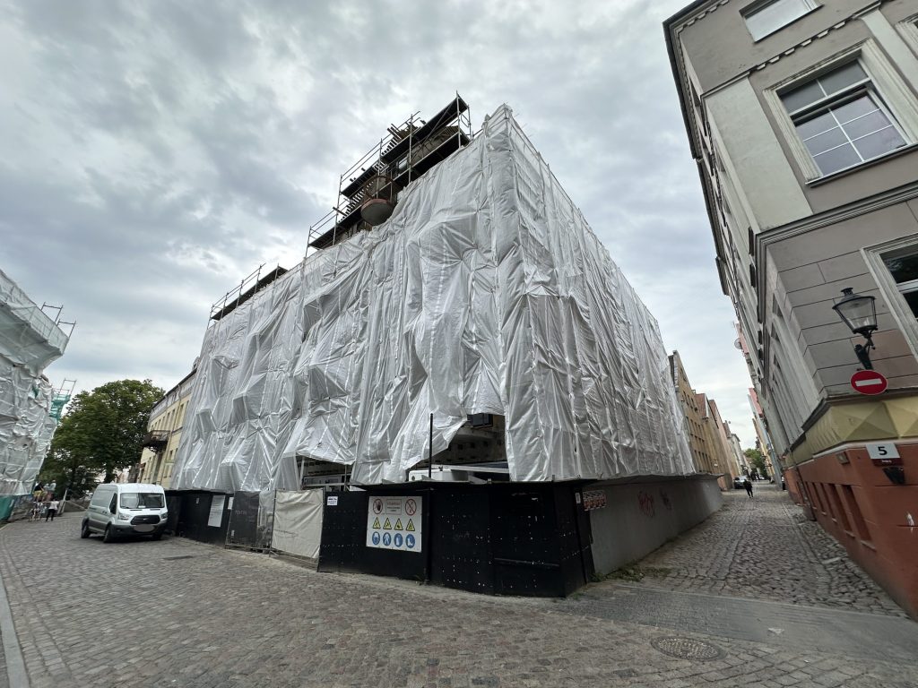 Teatro namai (Žvejų g. 3) - Daugiabutis - statybų nuotraukos