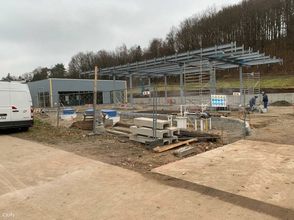 EMSI Jonavos g. (Jonavos g. 292B) - Benzīntanks - būvdarbu attēli