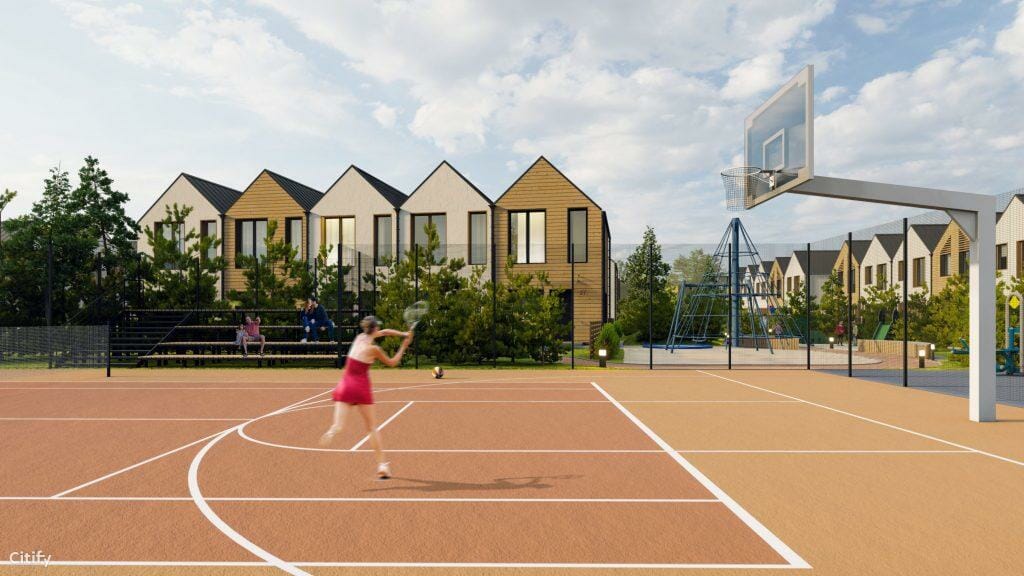 Sveiki! Kalnėnuose (Lyvių g. 53) - Sublokuoti namai - vizualizacija