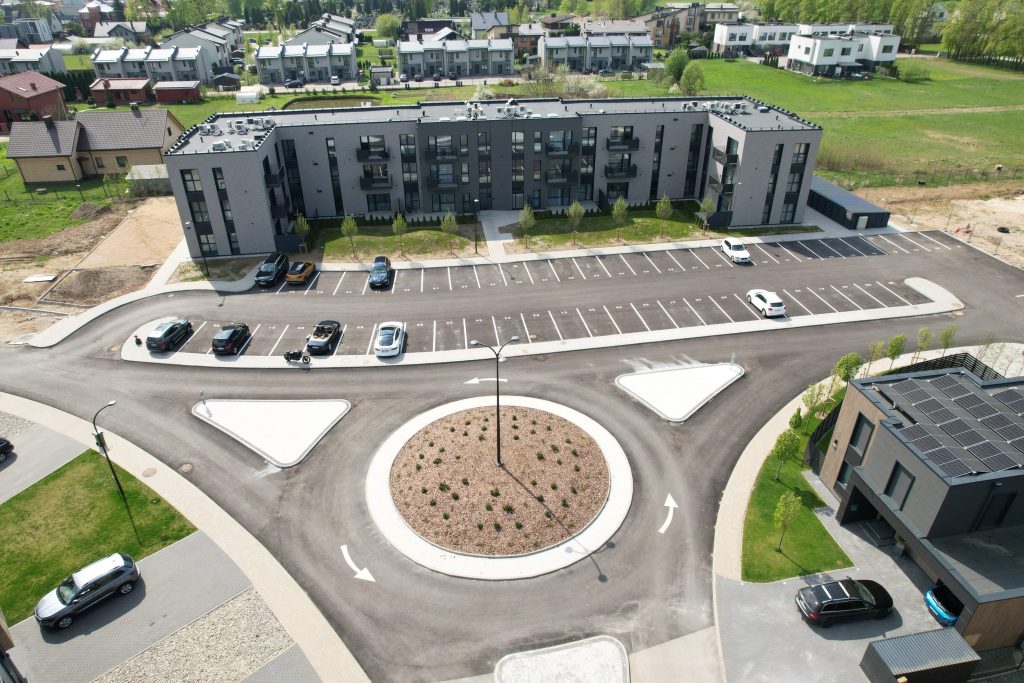 Ąžuolio namai 4 etapas (Povilo Revento g.) - Multi apartment, Row housing - construction photos