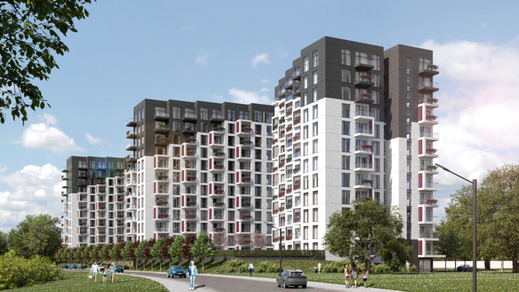 Arena Garden Towers - 2. kārta, "C" ēka (Arēnas iela 5) - Daugiabutis - vizualizacija