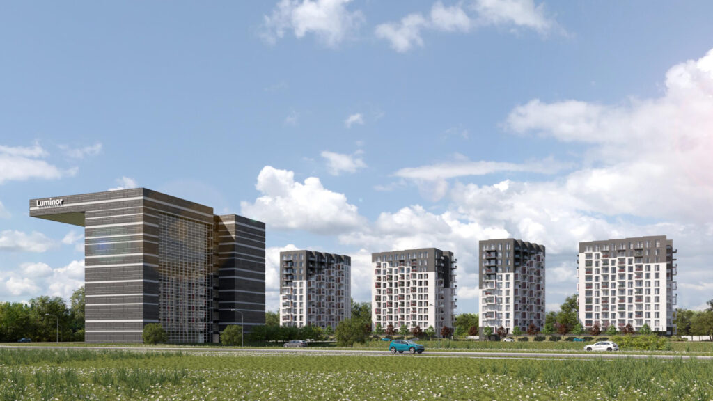 Arena Garden Towers - 2. kārta, "A4" ēka (Arēnas iela 5A) - Daugiabutis - vizualizacija