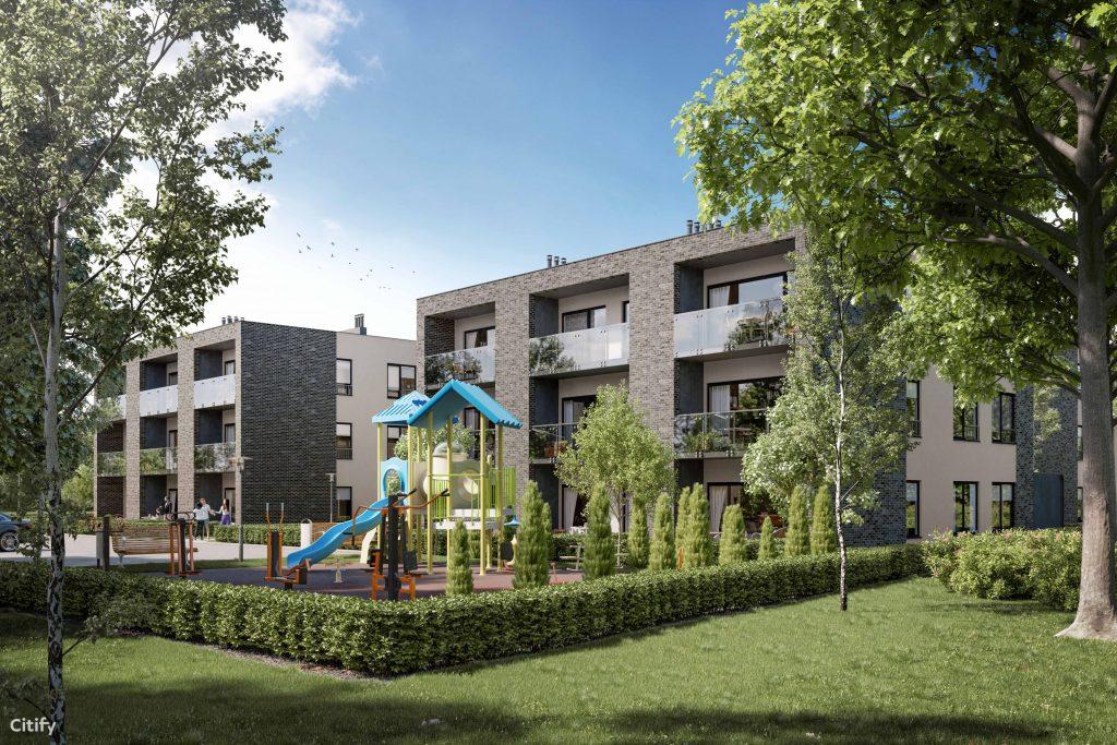 Ąžuolų alėja Paupiuose | 1 etapas (Klemiškės g. 18) - Multi apartment - visualization