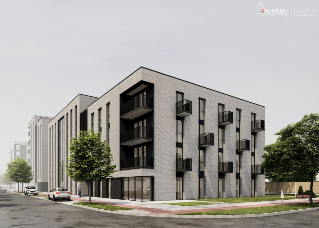 Trinyčių rezidencija | 1 etapas (Bangų g. 22) (Bangų g. 22) - Multi apartment - visualization