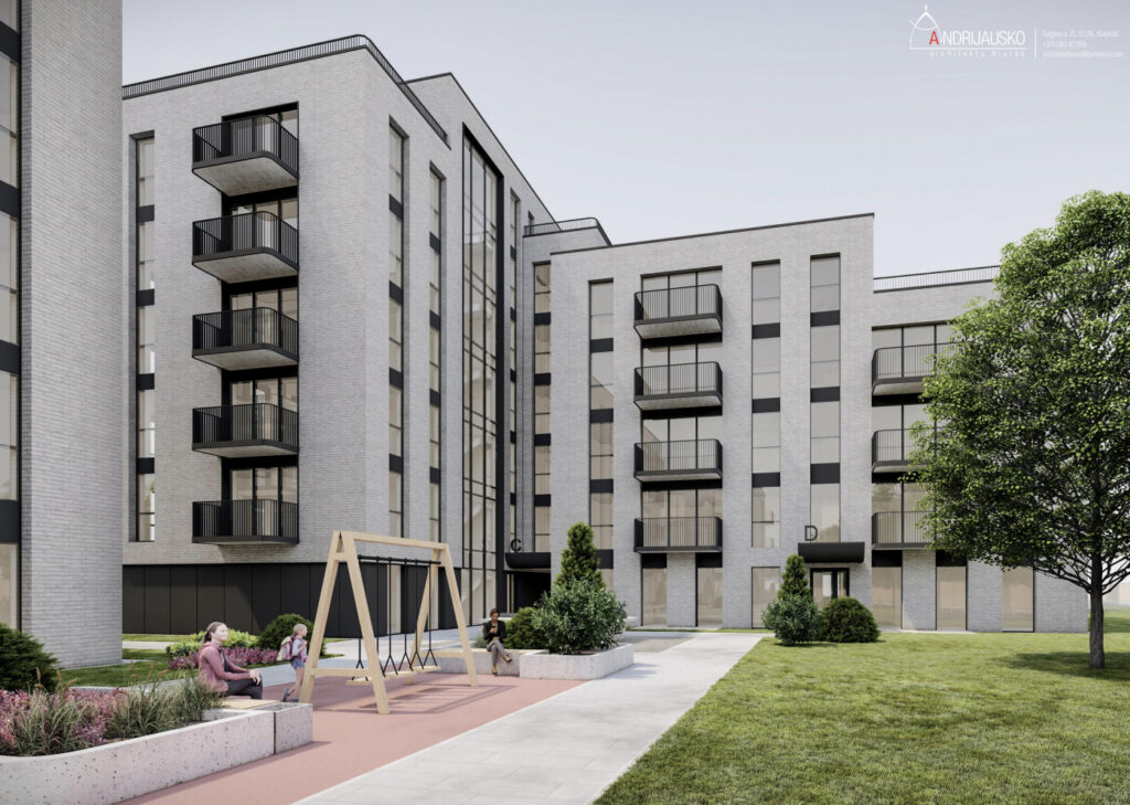 Trinyčių rezidencija | 1 etapas (Bangų g. 22) (Bangų g. 22) - Multi apartment - visualization