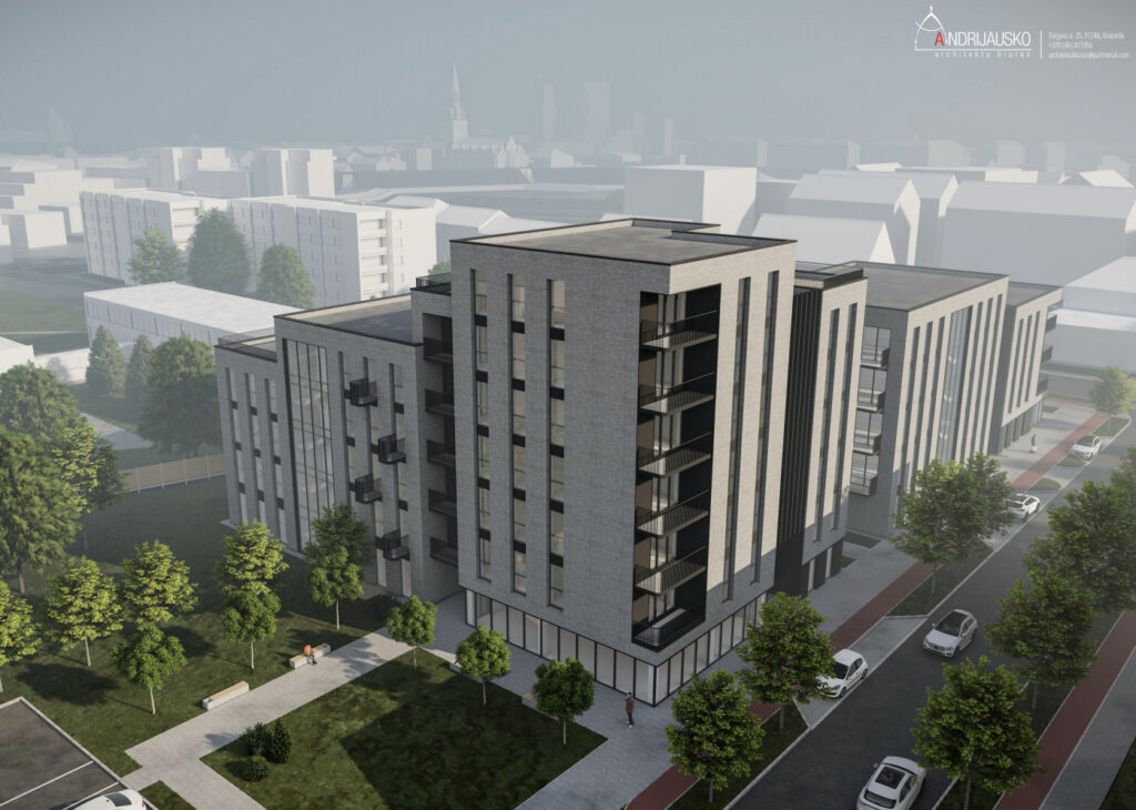 Trinyčių rezidencija | 1 etapas (Bangų g. 22) (Bangų g. 22) - Multi apartment - visualization