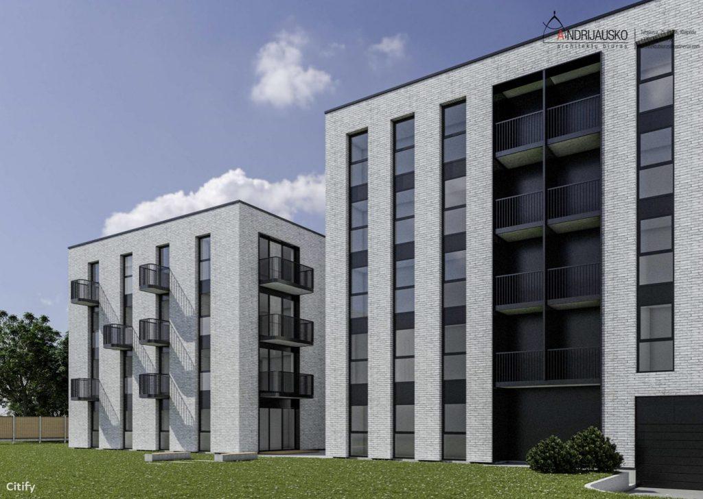 Trinyčių rezidencija | 1 etapas (Bangų g. 24) (Bangų g. 24) - Multi apartment - visualization