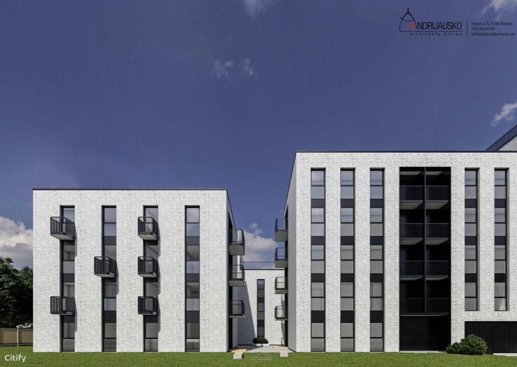 Trinyčių rezidencija | 1 etapas (Bangų g. 24) (Bangų g. 24) - Multi apartment - visualization