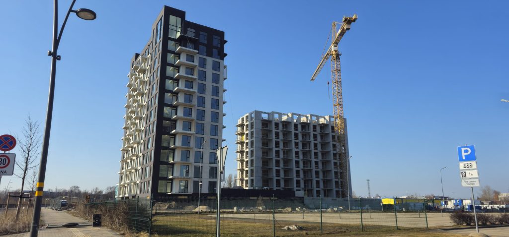Arena Garden Towers - 1. kārta, "A1" ēka (Arēnas iela 1) - Daugiabutis - statybų nuotraukos
