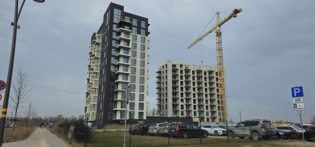 Arena Garden Towers - 1. kārta, "A1" ēka (Arēnas iela 1) - Daugiabutis - statybų nuotraukos