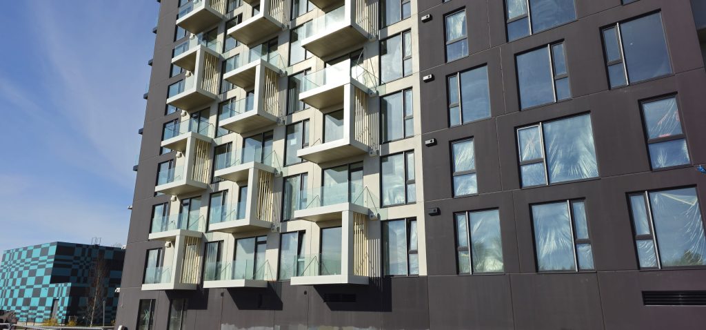 Arena Garden Towers - 1. kārta, "A1" ēka (Arēnas iela 1) - Daugiabutis - statybų nuotraukos