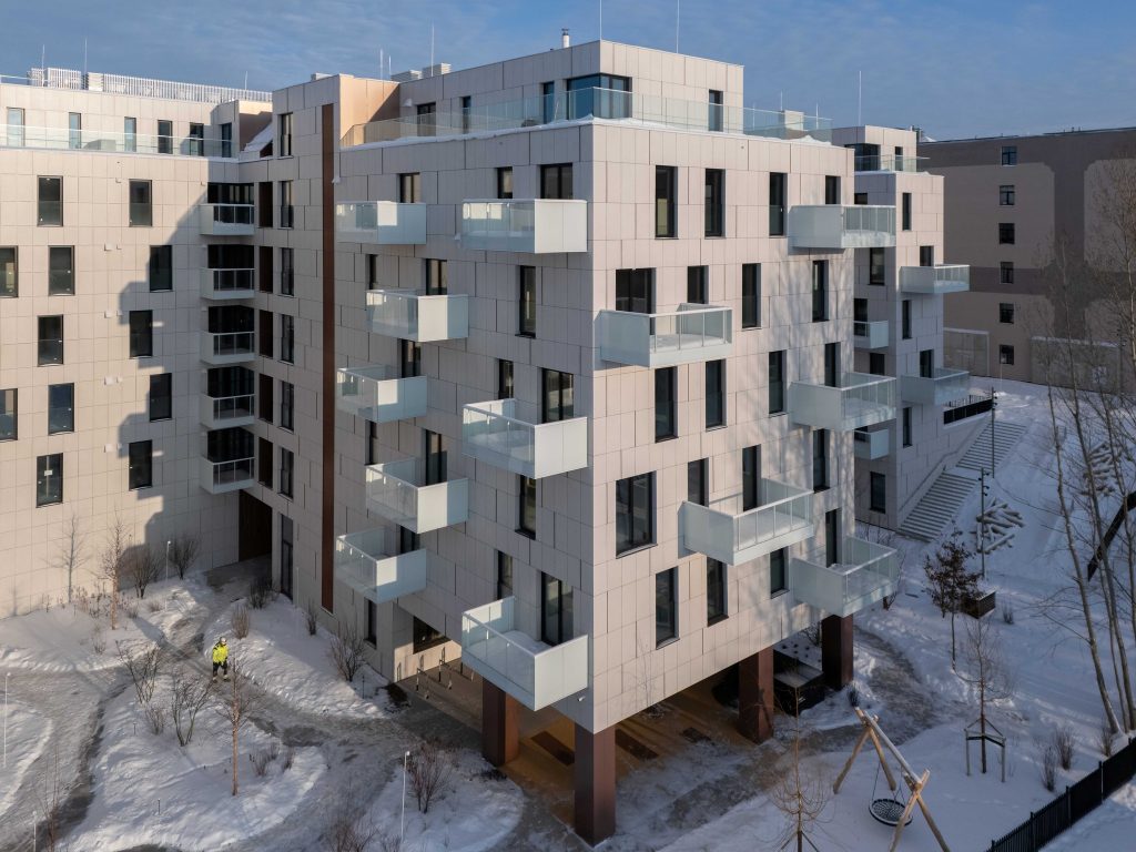 Heart of Hanza (Hanzas iela 3B) - Daugiabutis, Kita komercija - statybų nuotraukos