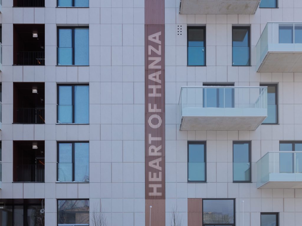 Heart of Hanza (Hanzas iela 3B) - Daugiabutis, Kita komercija - statybų nuotraukos