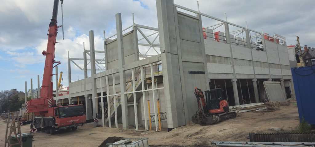 LIDL - Lāčplēša iela 76 (Lāčplēša iela 76) - Shopping center - construction photos