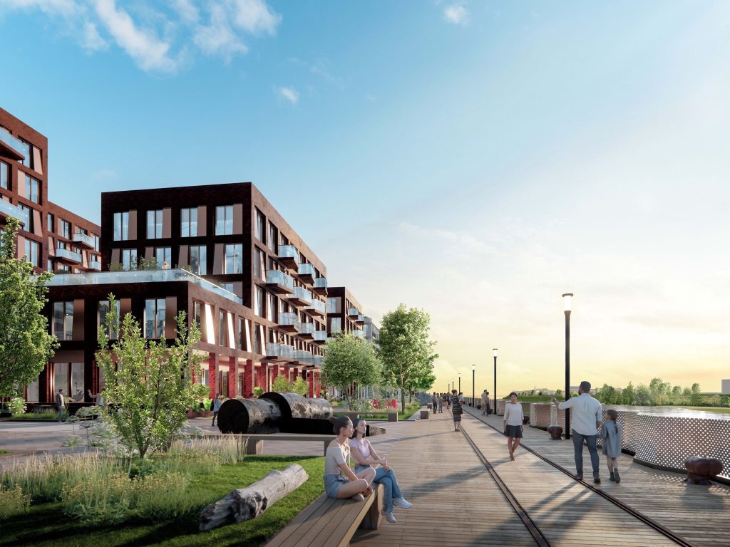 H. ir O. Minkovskių g. 41A (H. ir O. Minkovskių g. 41A) - Multi apartment, Office center - visualization