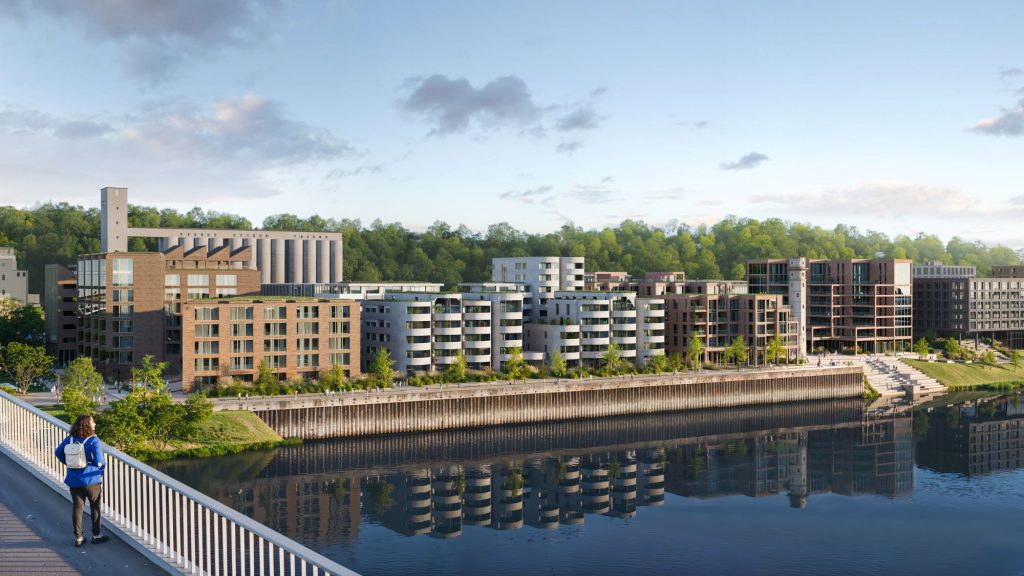 H. ir O. Minkovskių g. 41A (H. ir O. Minkovskių g. 41A) - Multi apartment, Office center - visualization